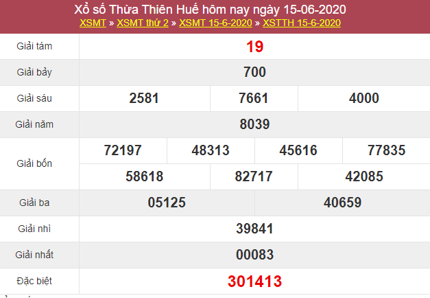Xem lại KQXS - Dự Đoán Xổ Số Thừa Thiên Huế
